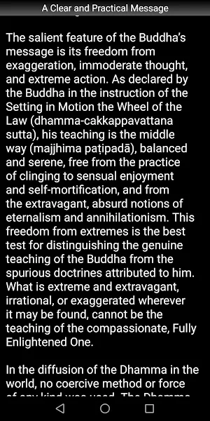 A Clear and Practical Message Screenshot 2