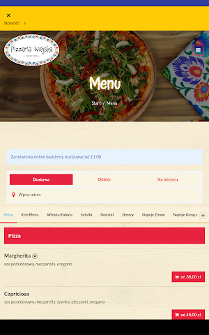 Pizzeria Wiejska Polish Food Screenshot 2