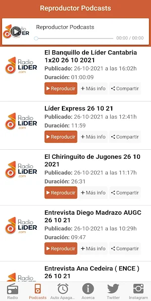 Radio Líder Screenshot 1
