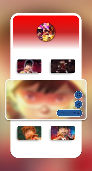 Boboiboy Wallpaper: Galaxy Api Screenshot 1