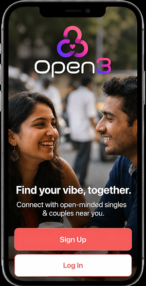 Open3 - Fun Dating App Screenshot 1
