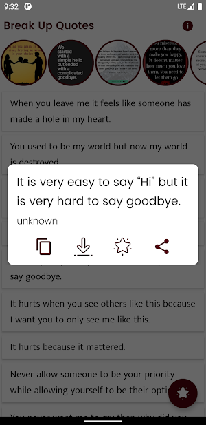 Break Up Quotes and Sayings Screenshot 3