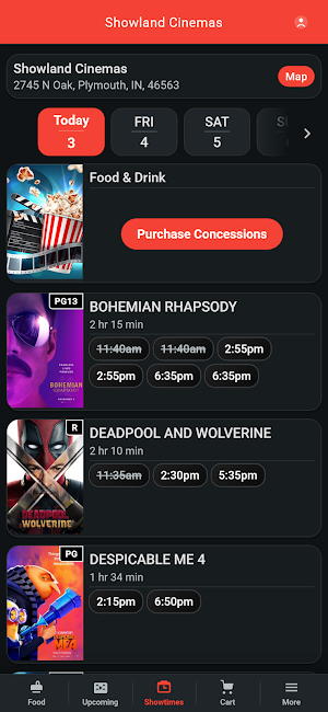 Showland Cinemas Screenshot 0