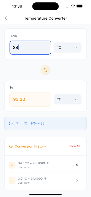UnitConverter Screenshot 3