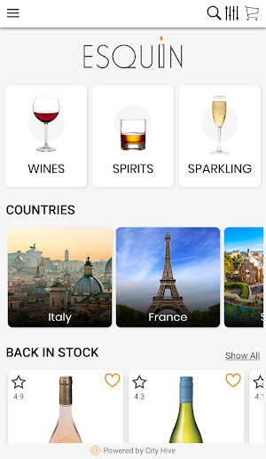 Esquin Wine Merchants Screenshot 1