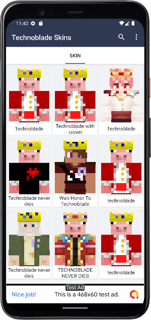Technoblade Skins Screenshot 2