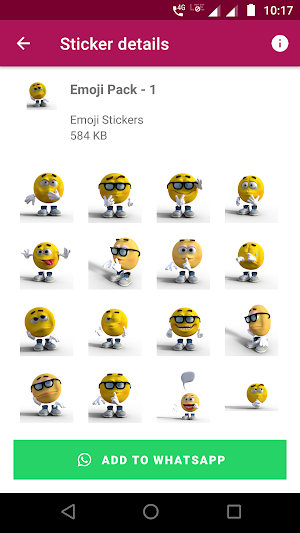 Emoji Stickers WAStickerApps Screenshot 1