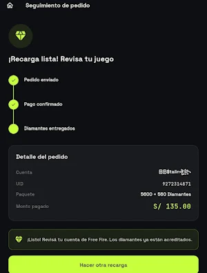 RecargasYA  diamantes para FF Screenshot 2