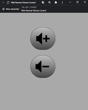 Web Remote Volume Control Screenshot 1