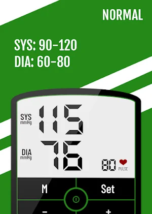 Blood Pressure Tracker App log Screenshot 0