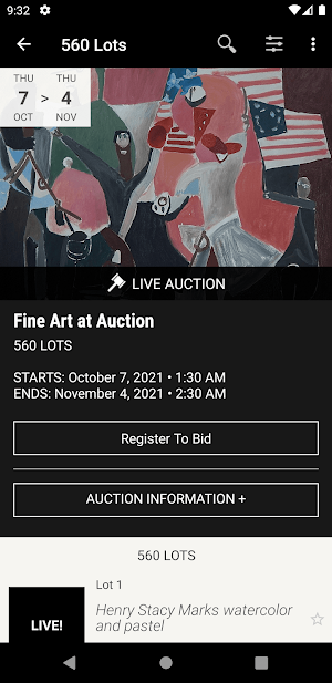Rachel Davis Fine Arts Screenshot 1