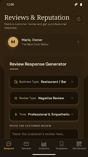 Review Responder — AI Replies Screenshot 1