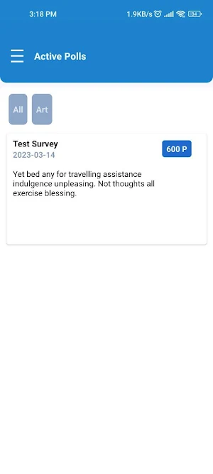 CrowdPoll App Screenshot 2