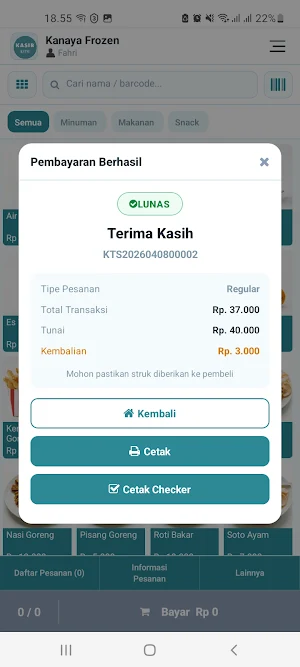 Kasir Lite Screenshot 2