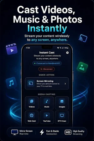 InstantCast & Web Video Caster Screenshot 0