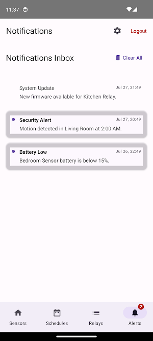 SmartHome Screenshot 3