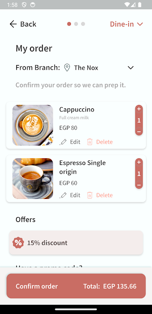 Social Specialty Coffee Screenshot 2