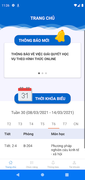 NEU Online Screenshot 2