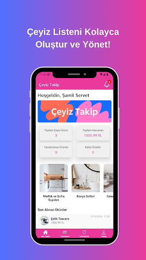 Çeyiz Takip Screenshot 0