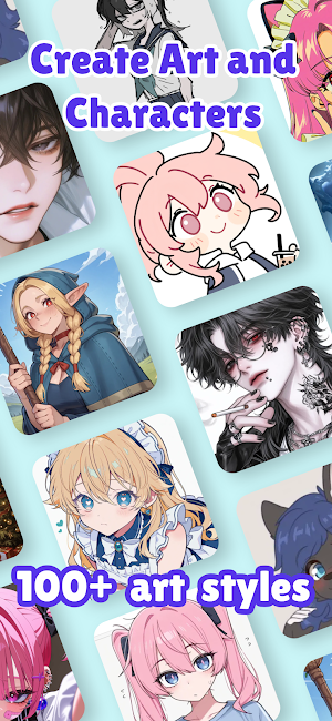 Komiko: Character AI, Art, OCs Screenshot 2