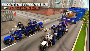 US Police Bike 2020: Prisoner Transport Game Screenshot 0