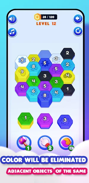 HexaStackSork Screenshot 1
