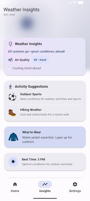 WeatherFast Screenshot 1