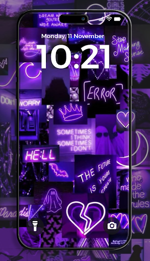 Purple Wallpaper HD Screenshot 0
