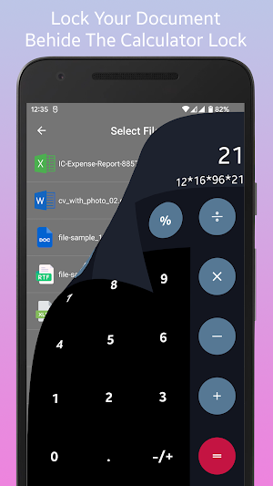 Calculator Lock HideU Gallery Screenshot 3