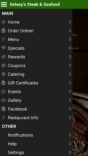 Kelsey's Steak & Seafood Screenshot 1