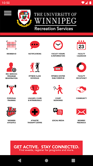 UWinnipeg Recreation Services Screenshot 1