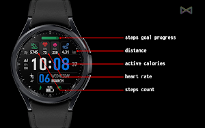 Activity Dash Watch Face Screenshot 1