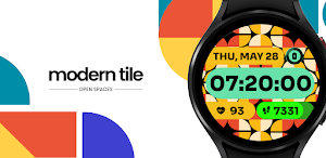 Modern Tile Watch Face Screenshot 1