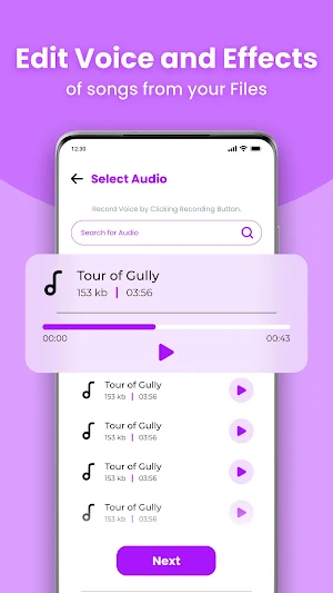 Voice Changer - Audio Effects Screenshot 2