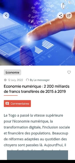 Le messager actu Screenshot 3