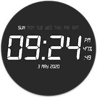 Digital Clock Live Wallpaper