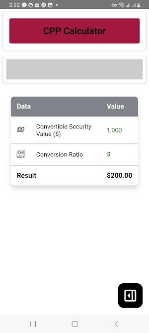 CPP Calculator Screenshot 3