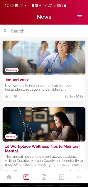 Kingswood Intranet Screenshot 1