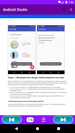 Ebook Tutorial Android Studio Screenshot 2