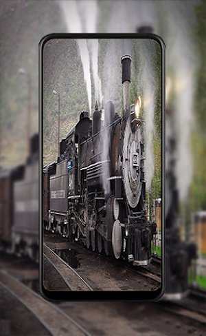 Speed Train Live Wallpaper 3D Screenshot 0