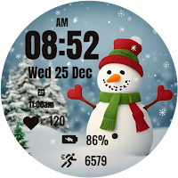Cute Snowman Christmas Watch