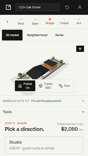 LotFoundry: ADU Calculator Screenshot 1