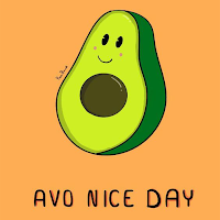 Cute Avocado Wallpaper HD 4K