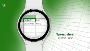 Spreadsheet Lite Watch Face Screenshot 0