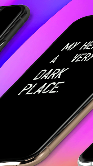 Black Wallpaper FHD for Girls Screenshot 2