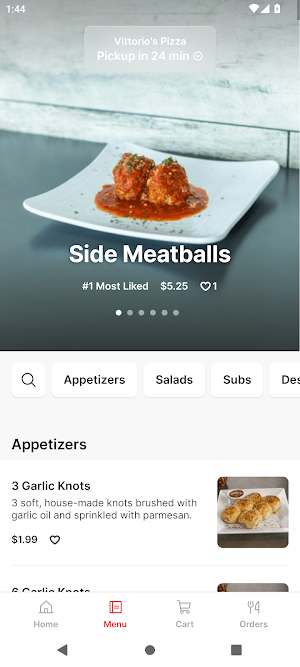 Vittorios Pizzeria Screenshot 1