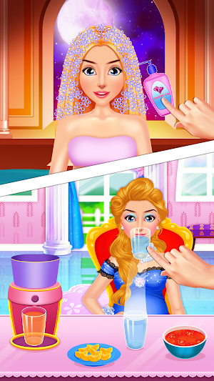 Princess caring baby shower Screenshot 0