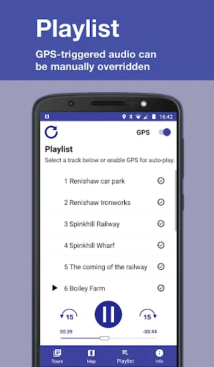 NE Derbyshire audio trails Screenshot 1