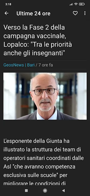 Bari notizie Screenshot 3