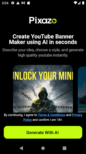 Youtube Banner Maker - Pixazo Screenshot 0